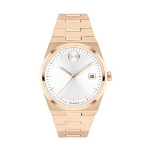 Movado BOLD QUEST rose gold watch